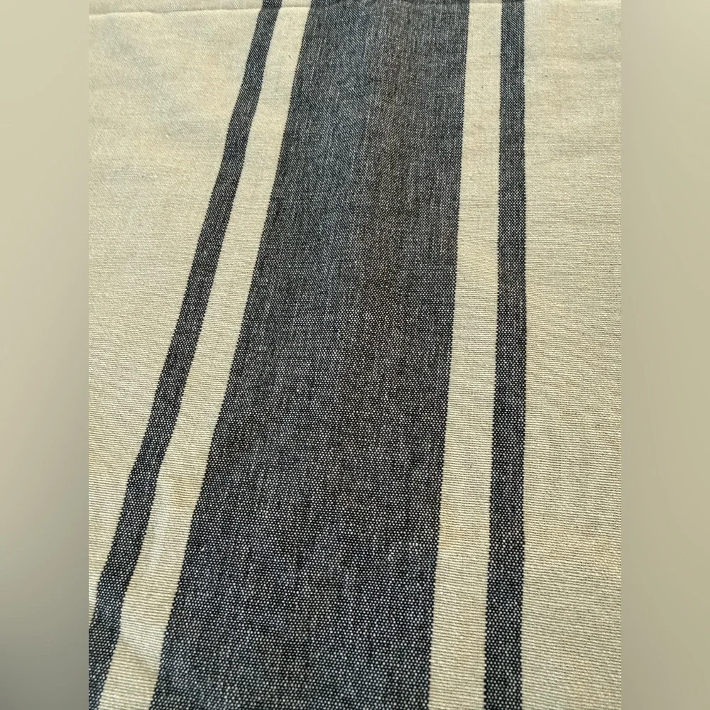 Natural and Gray Table Runner 72” Long Farmhouse Style